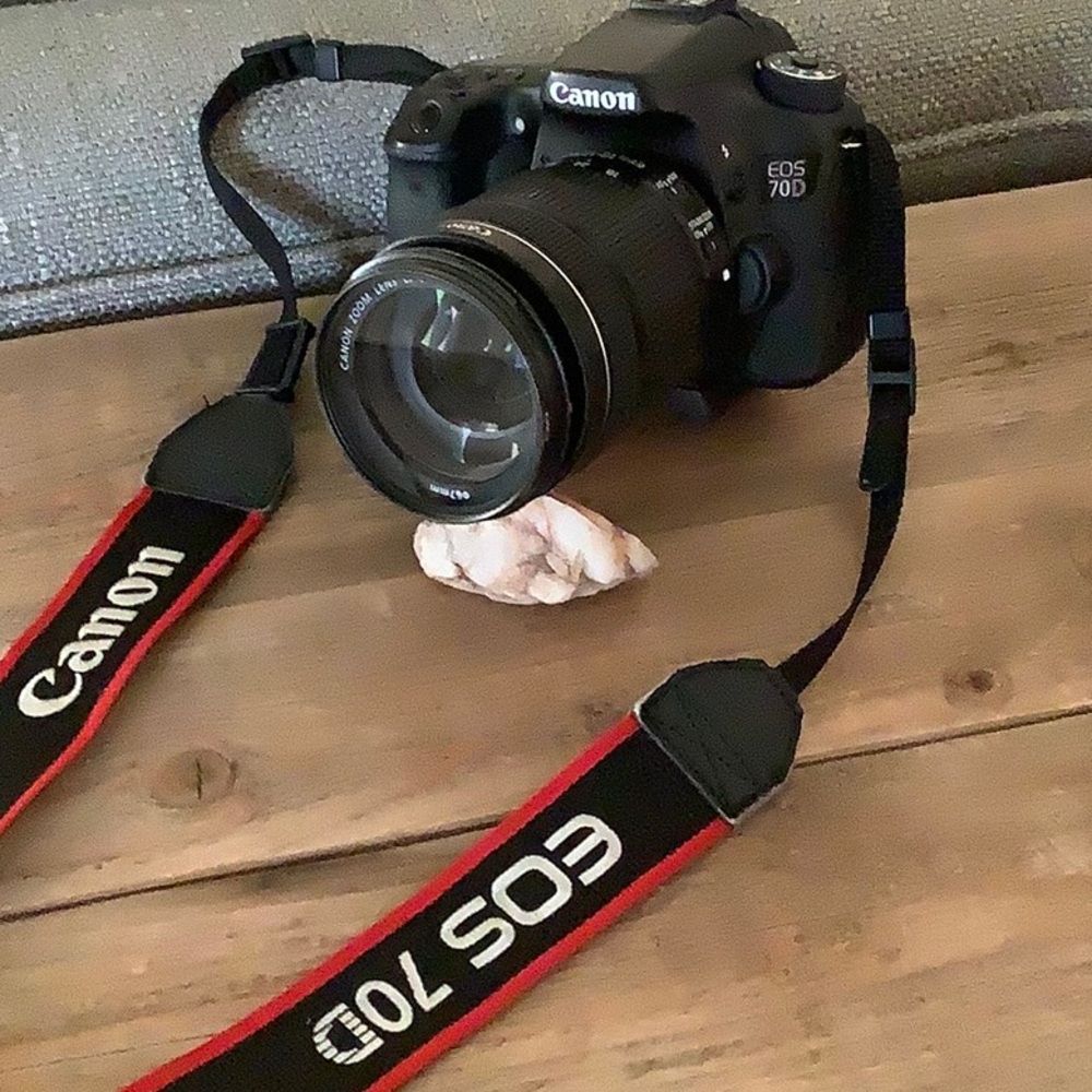 Canon EoS 70D plus lenses and case